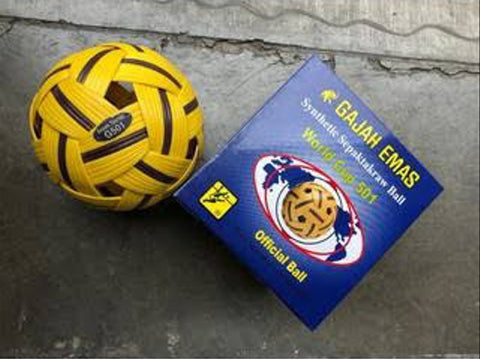 Bola Sepak Takraw Gajah Emas World Cup 501 Original - Nyari.id