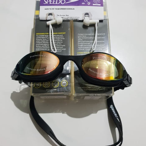 Kacamata Renang Dewasa Anak Speedo Performa Anti Fog + Tutup Kuping + Box - Nyari.id