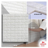 Wallpaper 3D Foam Batu Bata Modern 70X77 Wall Sticker Bagus