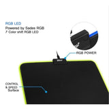 Sades Meteor RGB Gaming Mouse Pad - Nyari.id