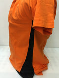 Kaos Polo AR Bonera Lengan Pendek Orange Hitam Putih - Nyari.id