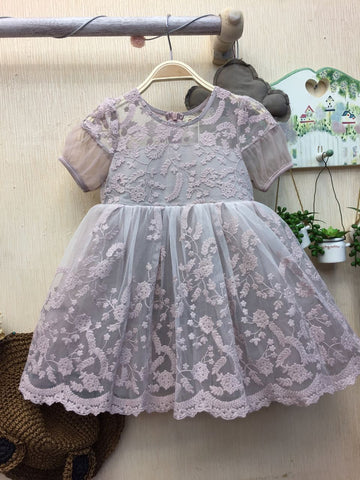 Dress Flower - Purple - Nyari.id