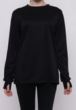 Hitscore Kaos Oblong T-Shirt Long Sleeve Black - Nyari.id