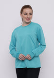 Hitscore Exclusive Kaos Oblong T-Shirt Long Sleeve Light Blue - Nyari.id