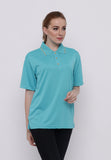 Hitscore Exclusive Kaos Polo Shirt Striped Collar Short Sleeve Light Blue - Nyari.id