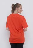 Hitscore Kaos Oblong T-Shirt Short Sleeve Orange - Nyari.id