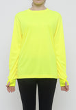 Hitscore Kaos Oblong T-Shirt Long Sleeve Yellow - Nyari.id