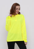 Hitscore Kaos Polo Shirt Long Sleeve Light Green - Nyari.id