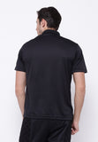 Hitscore Kaos Polo Shirt Short Sleeve Black - Nyari.id