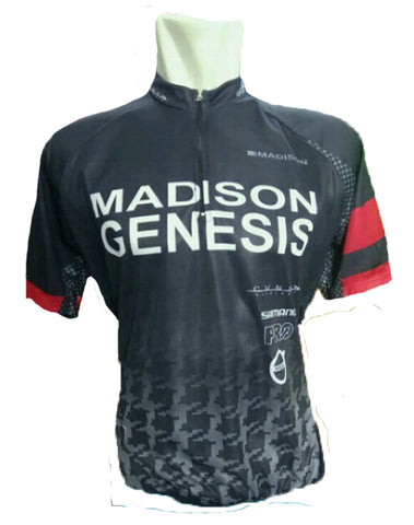 Baju Sepeda Madison Genesis Lengan Pendek Hitam - Nyari.id