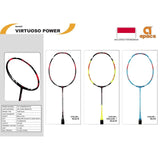 Raket Badminton APACS VIRTUOSO POWER max 35 LBS - Nyari.id