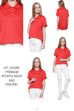 Hitscore Kaos Polo Shirt Short Sleeve Red - Nyari.id
