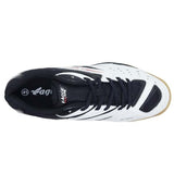 Sepatu Badminton Eagle Spikeshoot Pro Hitam Putih - Nyari.id