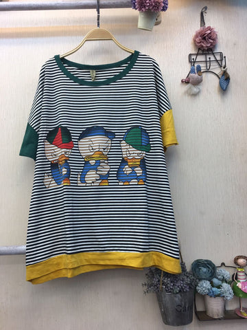 Kaos Fashion Wanita Tshirt Disney Trio - Nyari.id