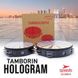 Tamborin 10 Inch + 8 Inch (2 pcs) Double Krecekan Speeds LX 049-4