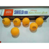 Bola pingpong/bola tenis meja Blue SHIELD 101 isi 6 KUNING 40 MM - Nyari.id