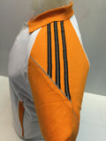 Kaos Tangan Pendek ESPANA Kombinasi Putih Oranye Hitam - Nyari.id